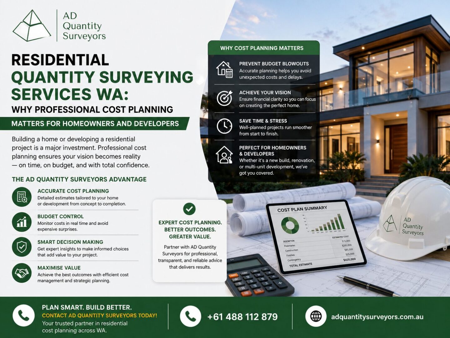 Residential Quantity Surveying Services WA