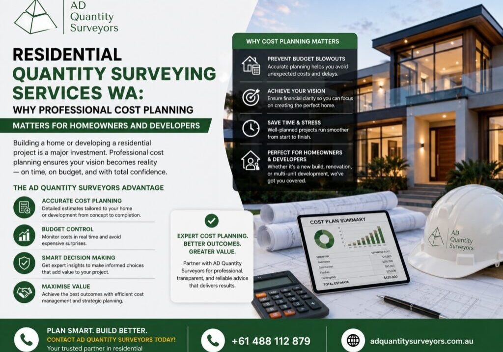Residential Quantity Surveying Services WA